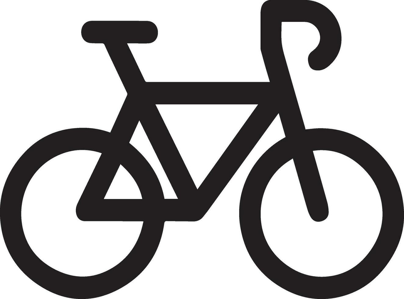 explorar a mundo do ciclismo - bicicleta passeios, esporte símbolos, e transporte ícones para saudável aventuras vetor