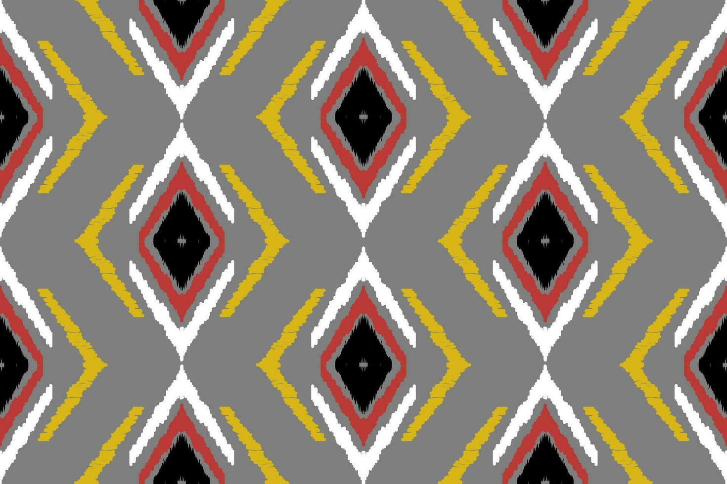 arte ikat abstrata étnica. sem costura padrão em bordados tribais, folclóricos e estilo mexicano. print.design de ornamento de arte geométrica asteca para tapete, papel de parede, roupas, embrulho, tecido, capa, têxtil vetor