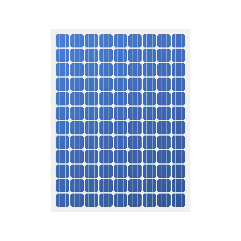 altamente detalhado solar painel. moderno alternativo eco verde energia. vetor ilustração.