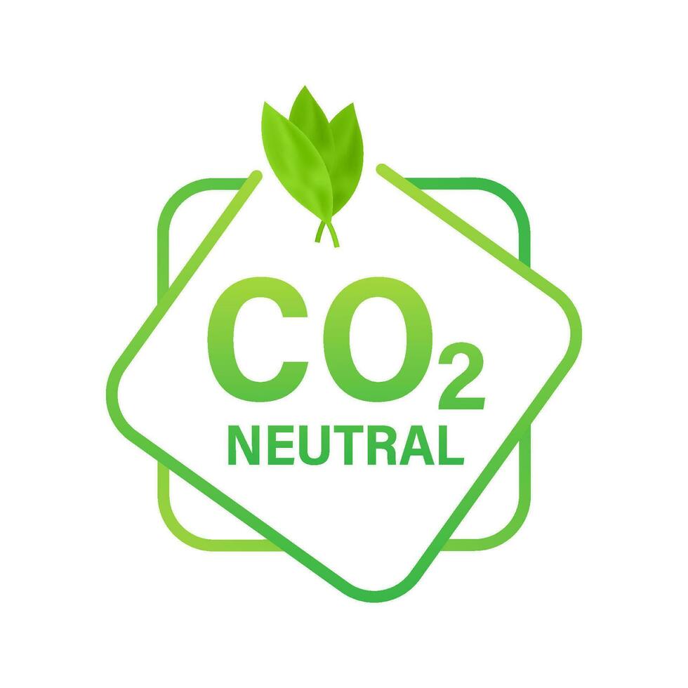 carbono neutro logotipo, ótimo Projeto para qualquer propósitos. carbono neutro. vetor ícone. transporte logotipo. planeta terra