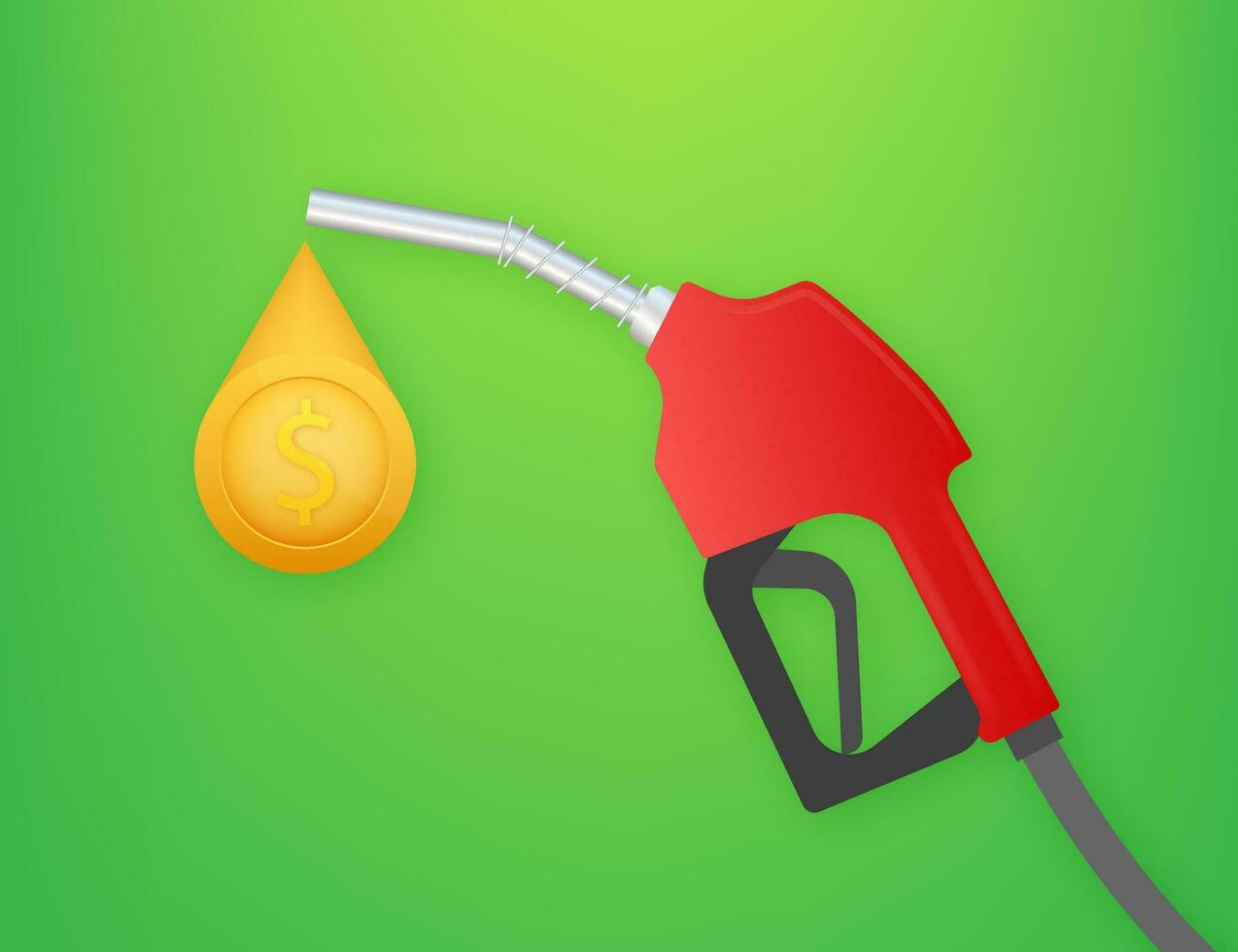 vermelho Gasolina pistola. abastecendo Gasolina ou diesel vetor rede bandeira. o preenchimento estações rede, petróleo. vetor estoque ilustração