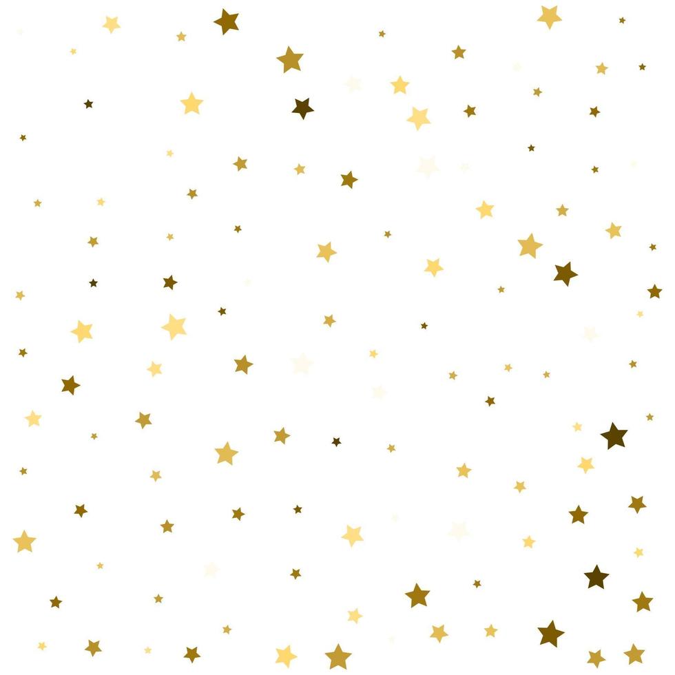 estrelas douradas estrelas douradas padrão festivo vetor