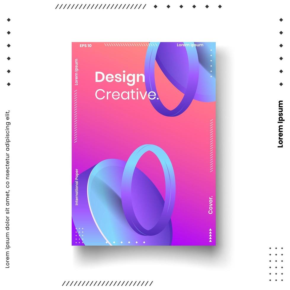 conjunto de modelos de design de capa vetor