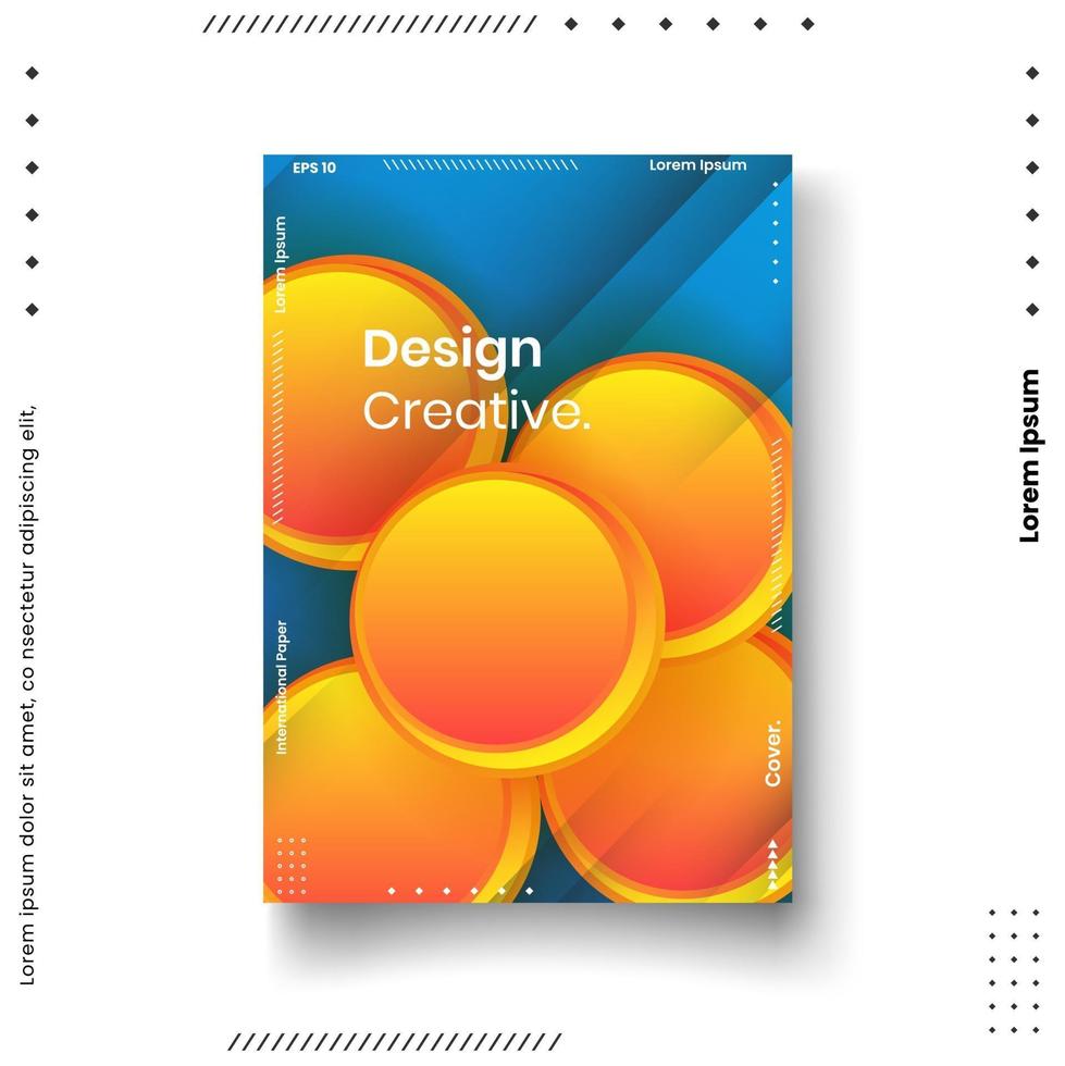 conjunto de modelos de design de capa vetor