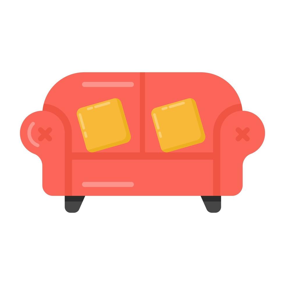 sofá e poltrona vetor