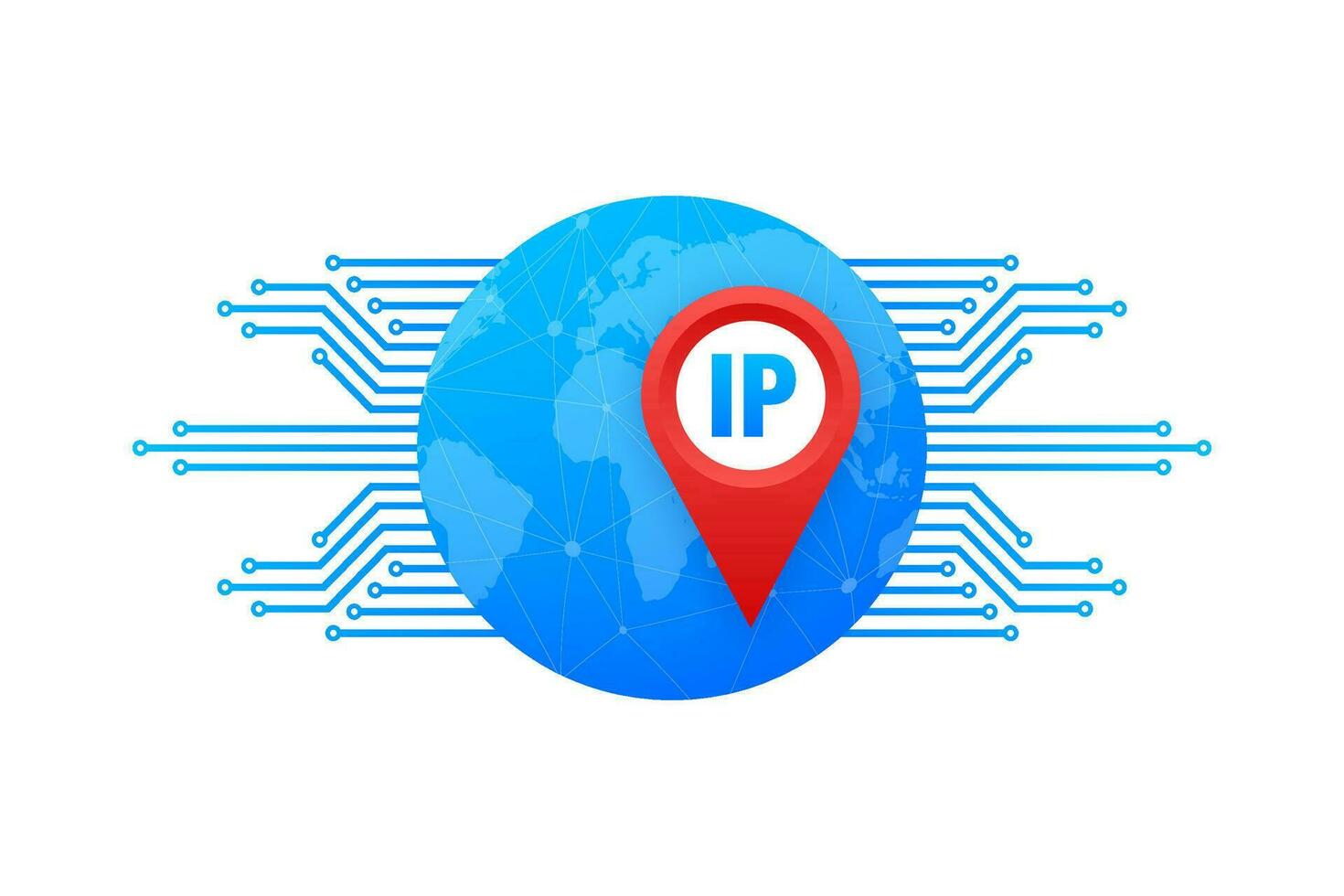 ip endereço, ótimo Projeto para qualquer propósitos. seta vetor ícone. cursor ícone