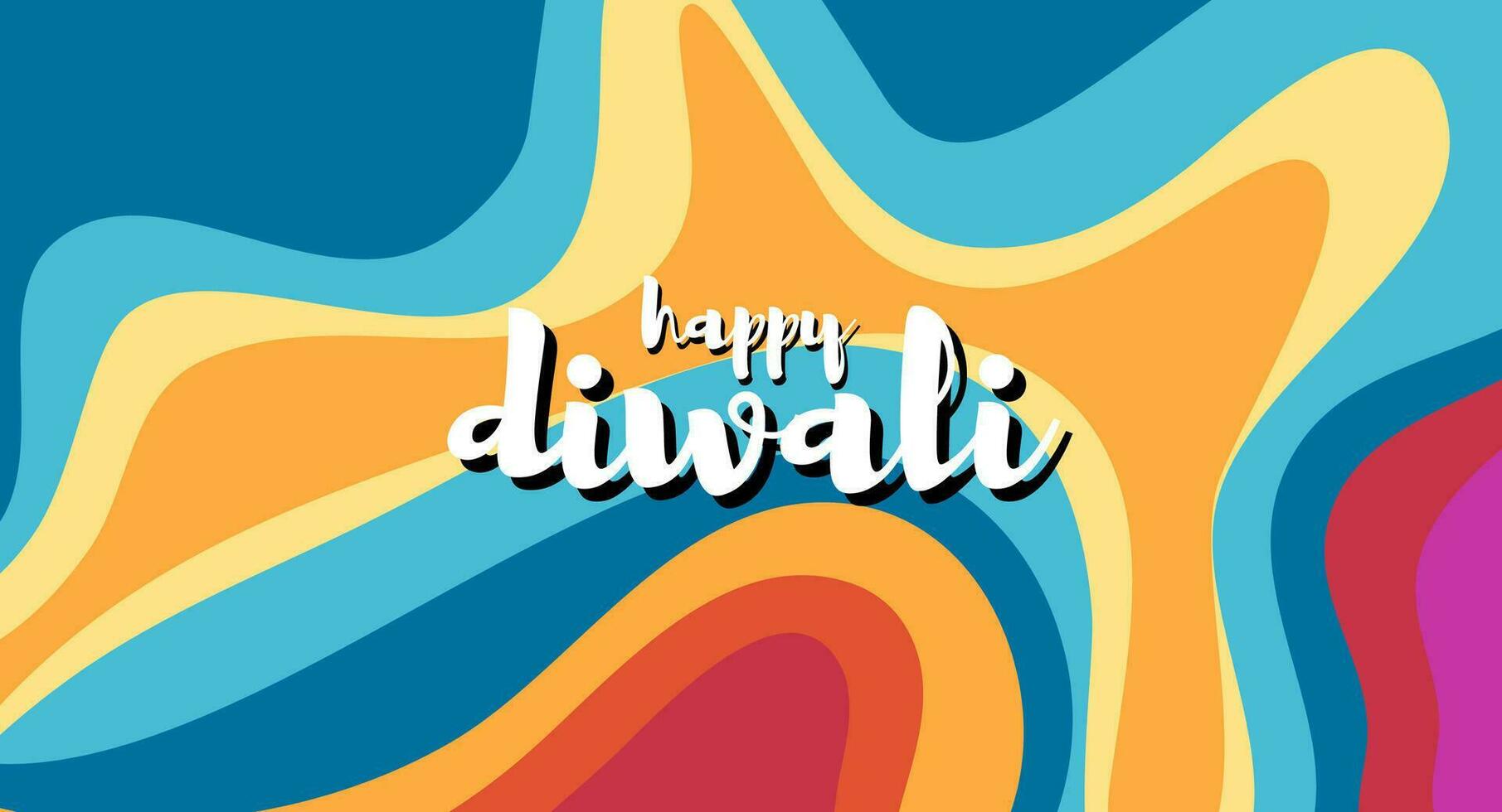 feliz fundo do festival de diwali. design de plano de fundo de Diwali para banner, cartaz, folheto, banner de site, vetor