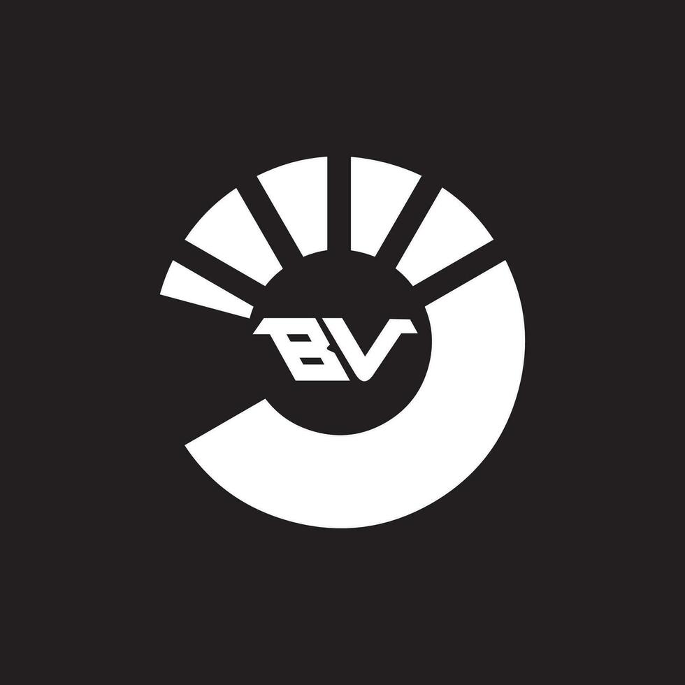 vb bv logotipo Projeto vetor modelo