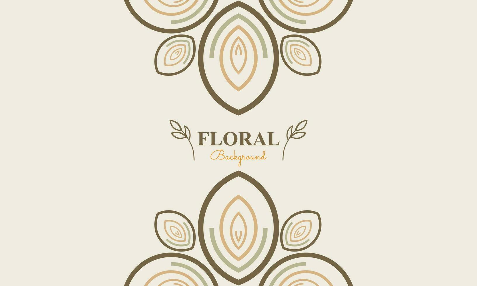 floral fundo com abstrato natural forma, folha e floral enfeite dentro suave pastel cor estilo vetor