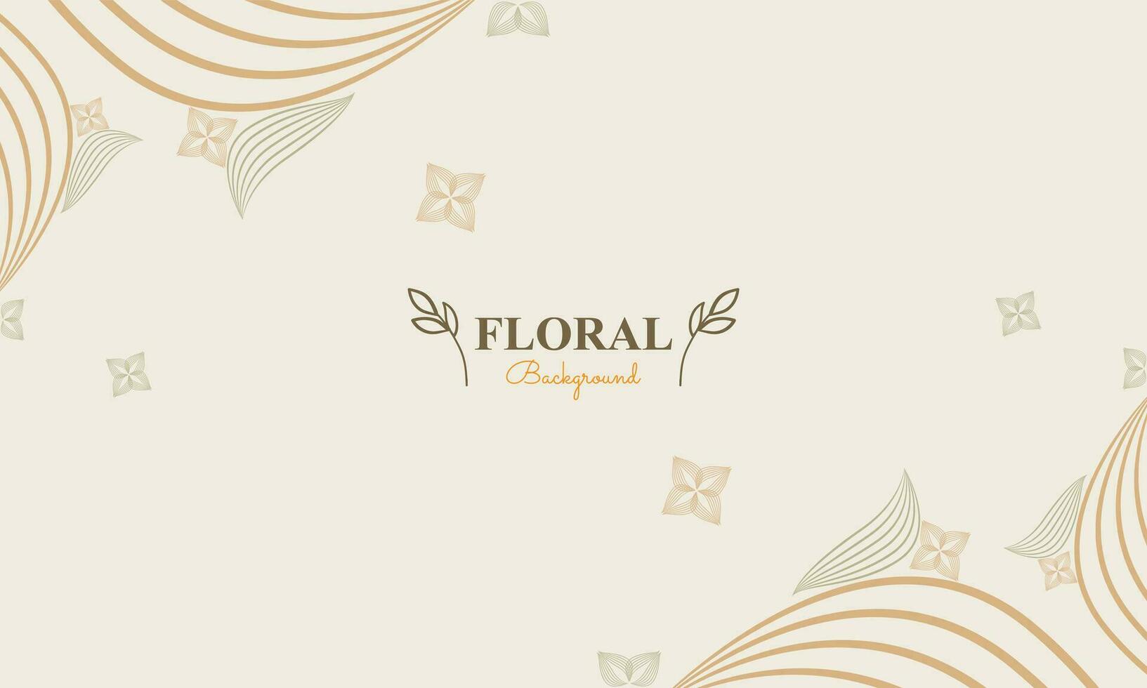 floral fundo com abstrato natural forma, folha e floral enfeite dentro suave pastel cor estilo vetor
