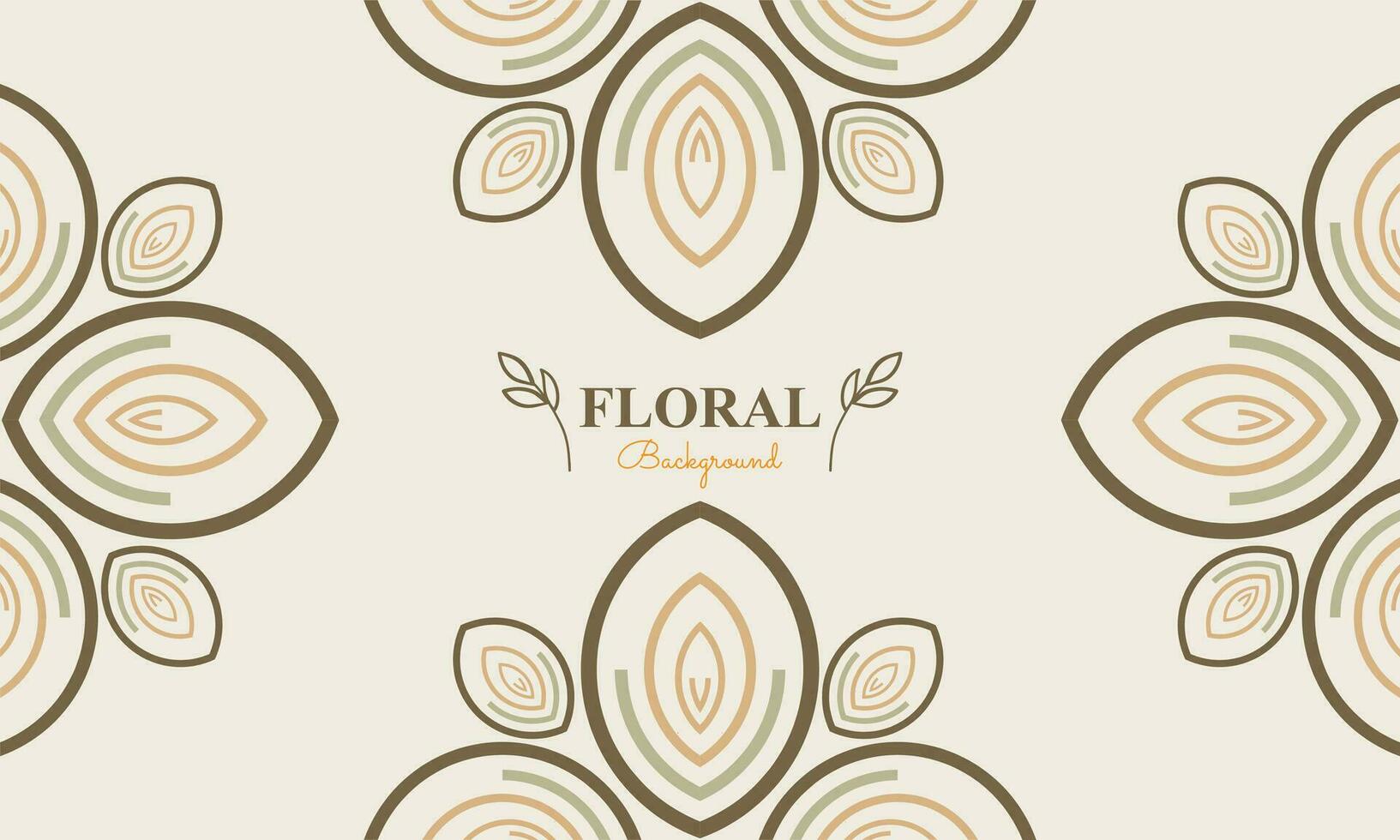 floral fundo com abstrato natural forma, folha e floral enfeite dentro suave pastel cor estilo vetor