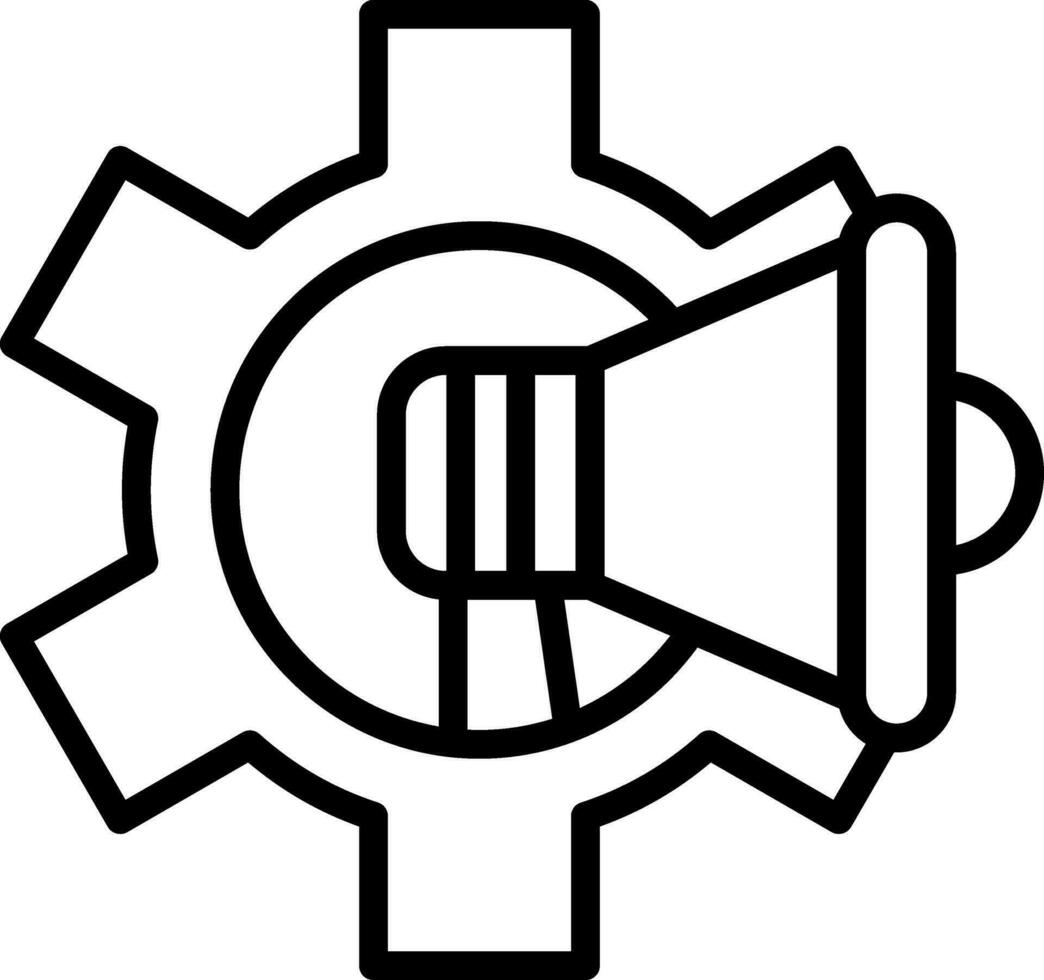 design de ícone de vetor de campanha