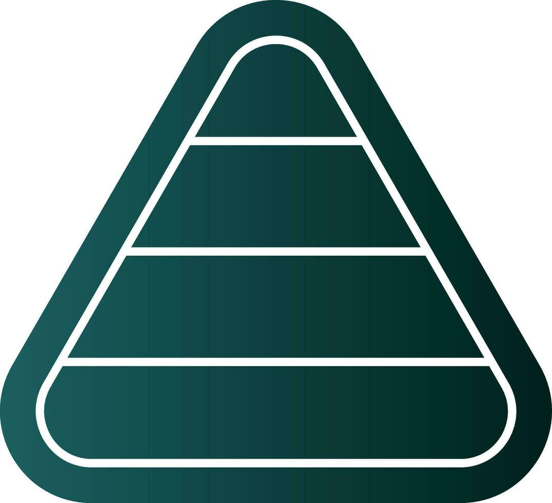 design de ícone de vetor de triângulo