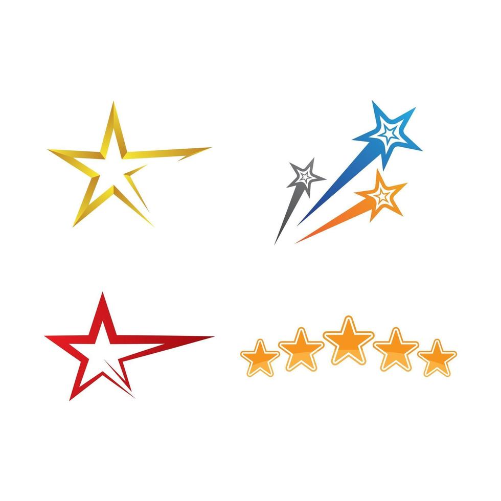 imagens do logotipo da estrela vetor