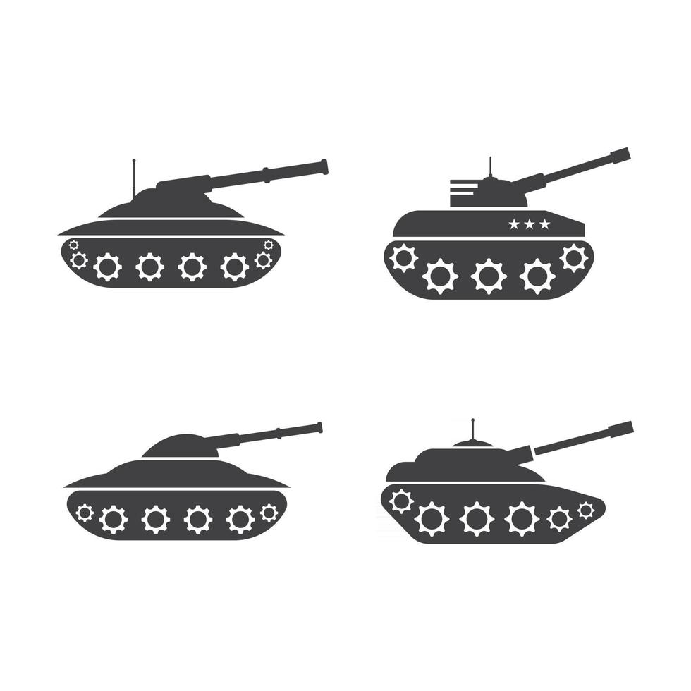 ilustração das imagens do logotipo do tanque vetor