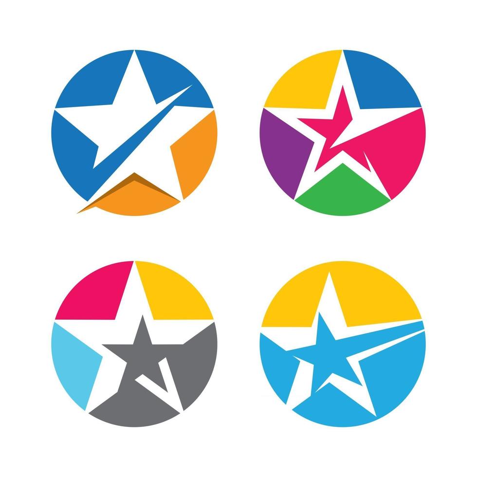 imagens do logotipo da estrela vetor