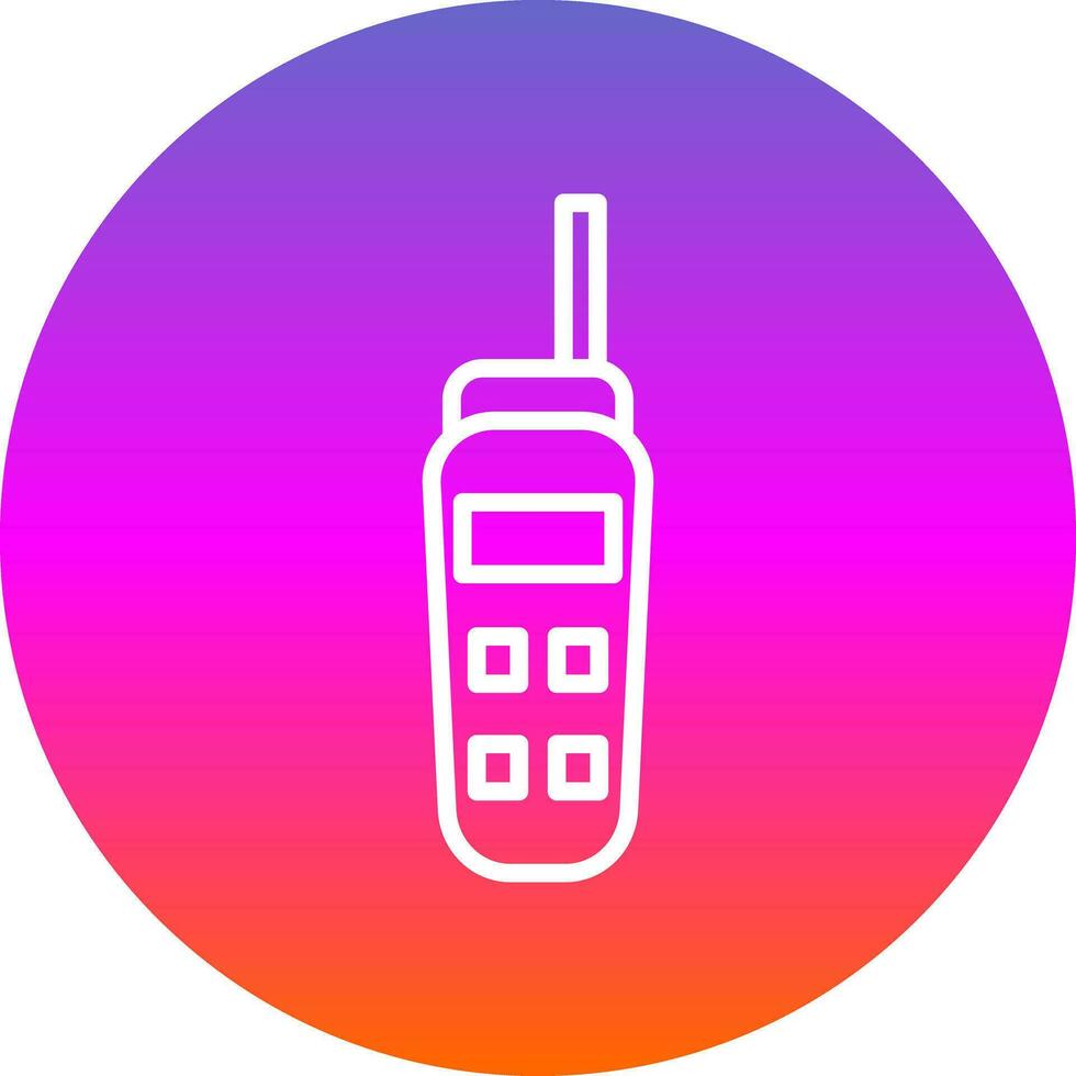 design de ícone de vetor de walkie talkie