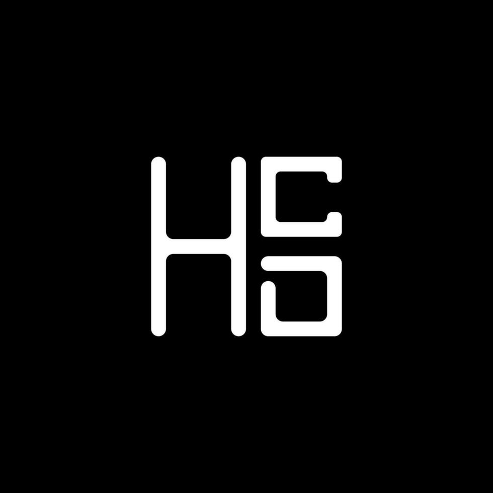 hcd carta logotipo vetor projeto, hcd simples e moderno logotipo. hcd luxuoso alfabeto Projeto
