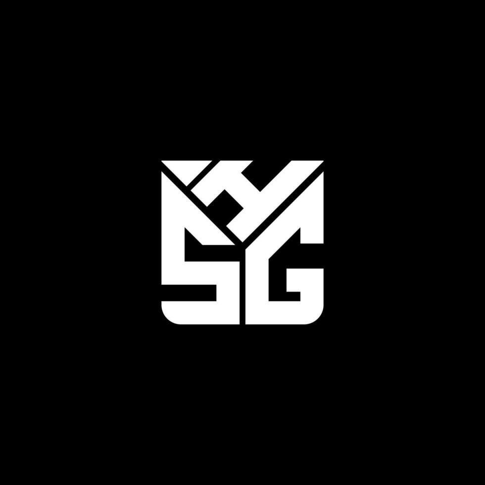 hsg carta logotipo vetor projeto, hsg simples e moderno logotipo. hsg luxuoso alfabeto Projeto