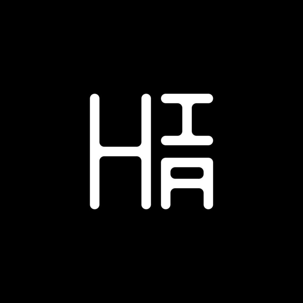 hia carta logotipo vetor projeto, hia simples e moderno logotipo. hia luxuoso alfabeto Projeto