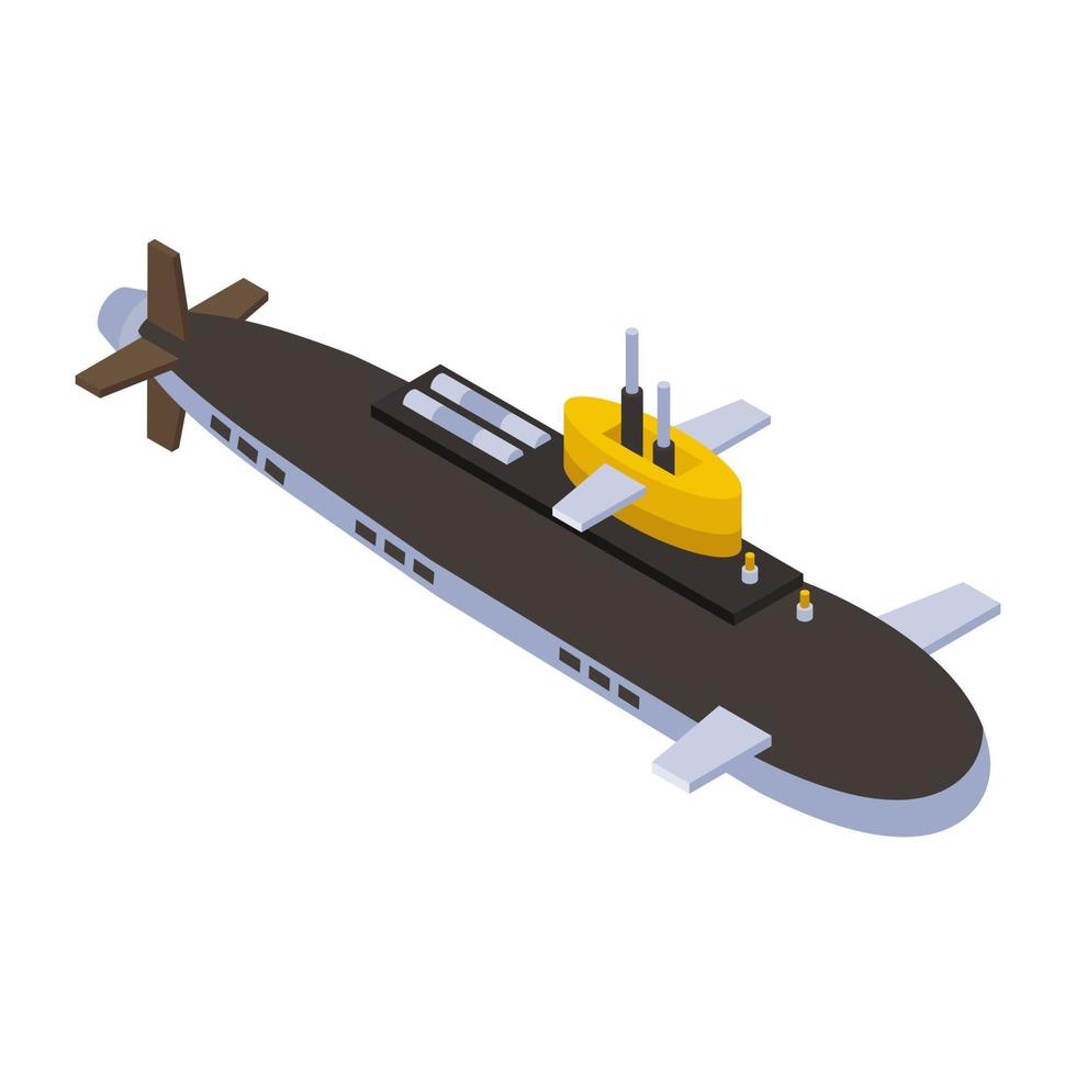 submarino subaquático vetor