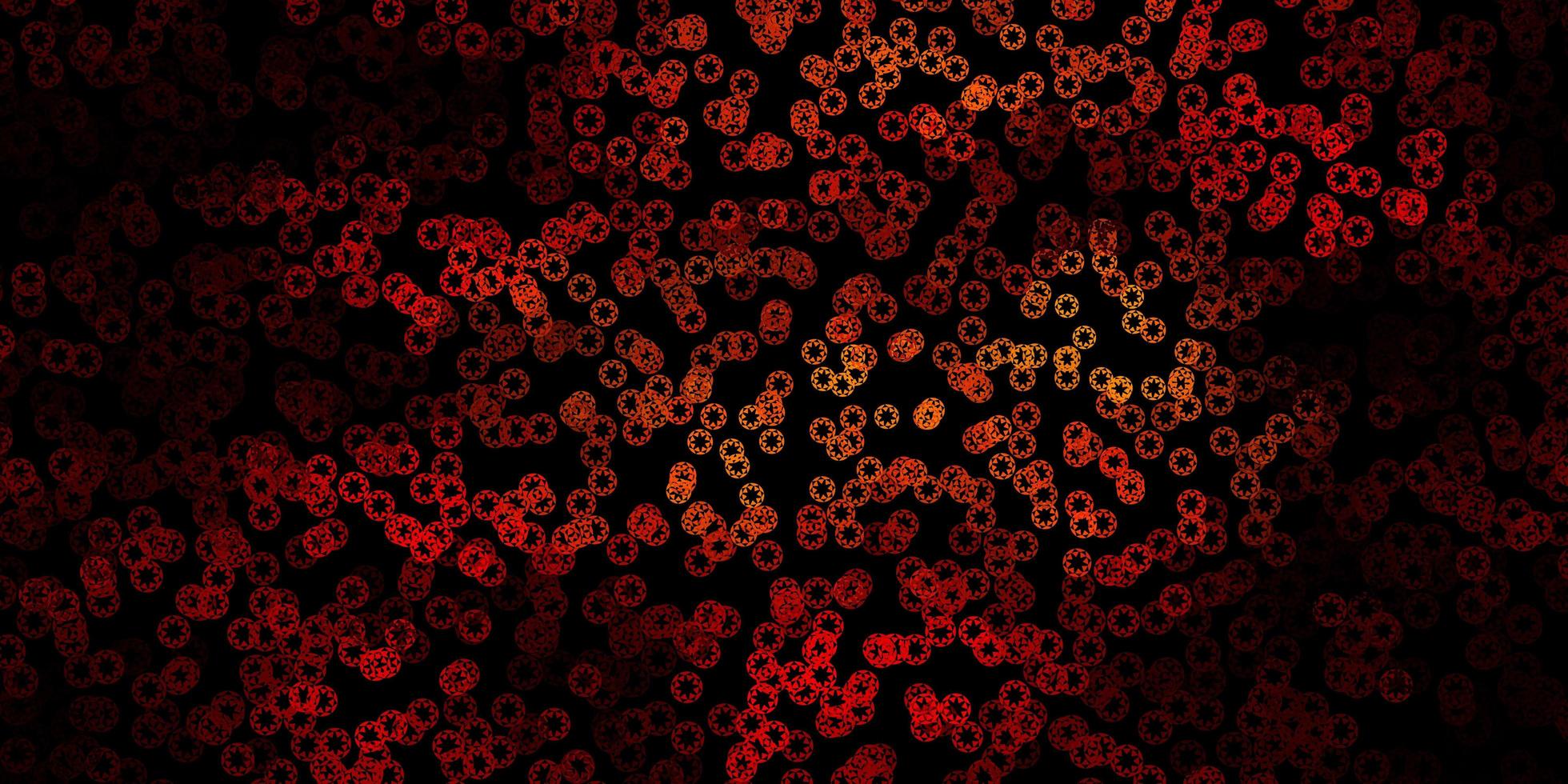 textura vector vermelho, amarelo escuro com discos.
