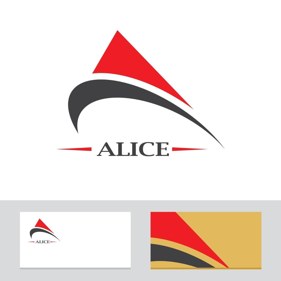 logotipo, ícone, cartão de empresa, ilustração em vetor carta