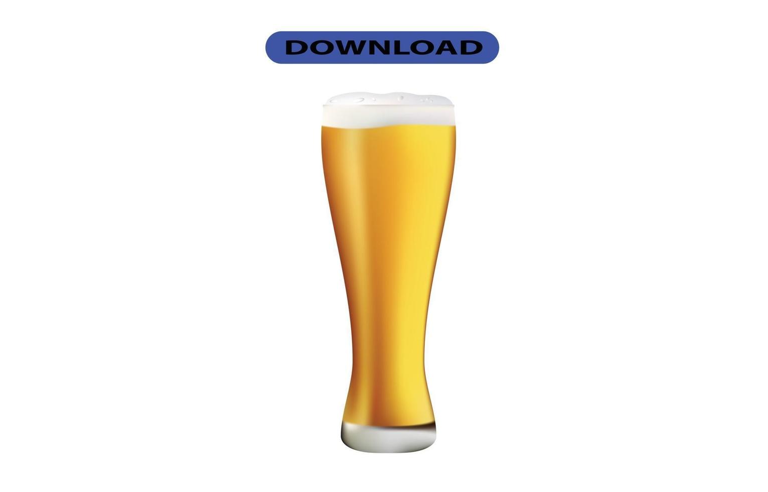 ícone ou logotipo de cerveja para empresas e website de grande porte vetor