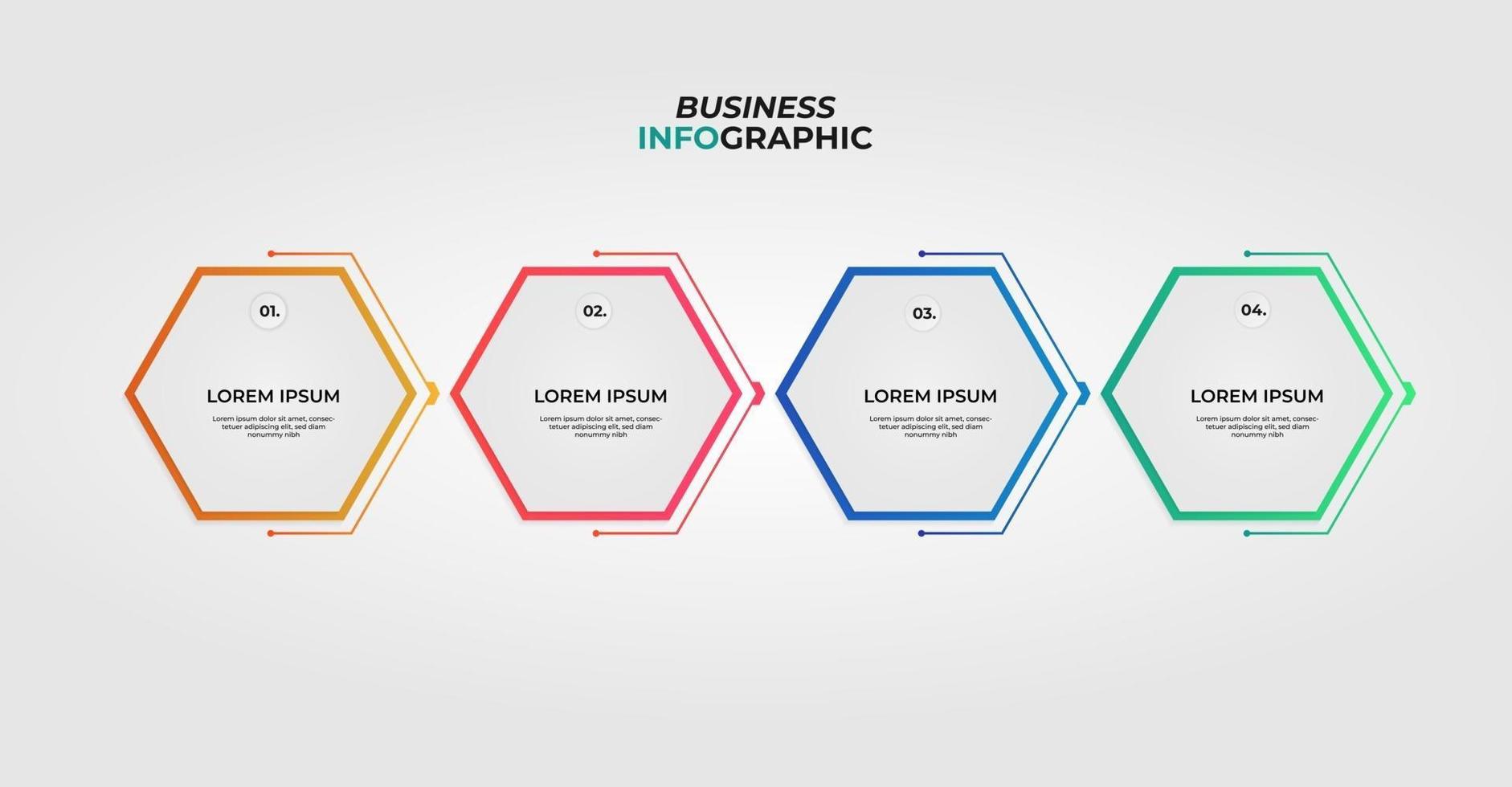 infográfico design de modelo de negócios de vetor