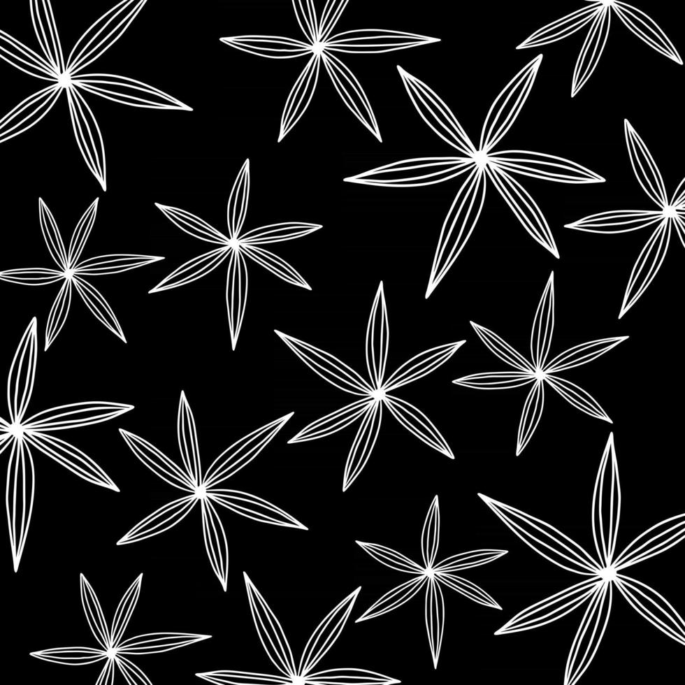 costura padrão de fundo isolado de folhas tropicais. elementos de design floral vetor