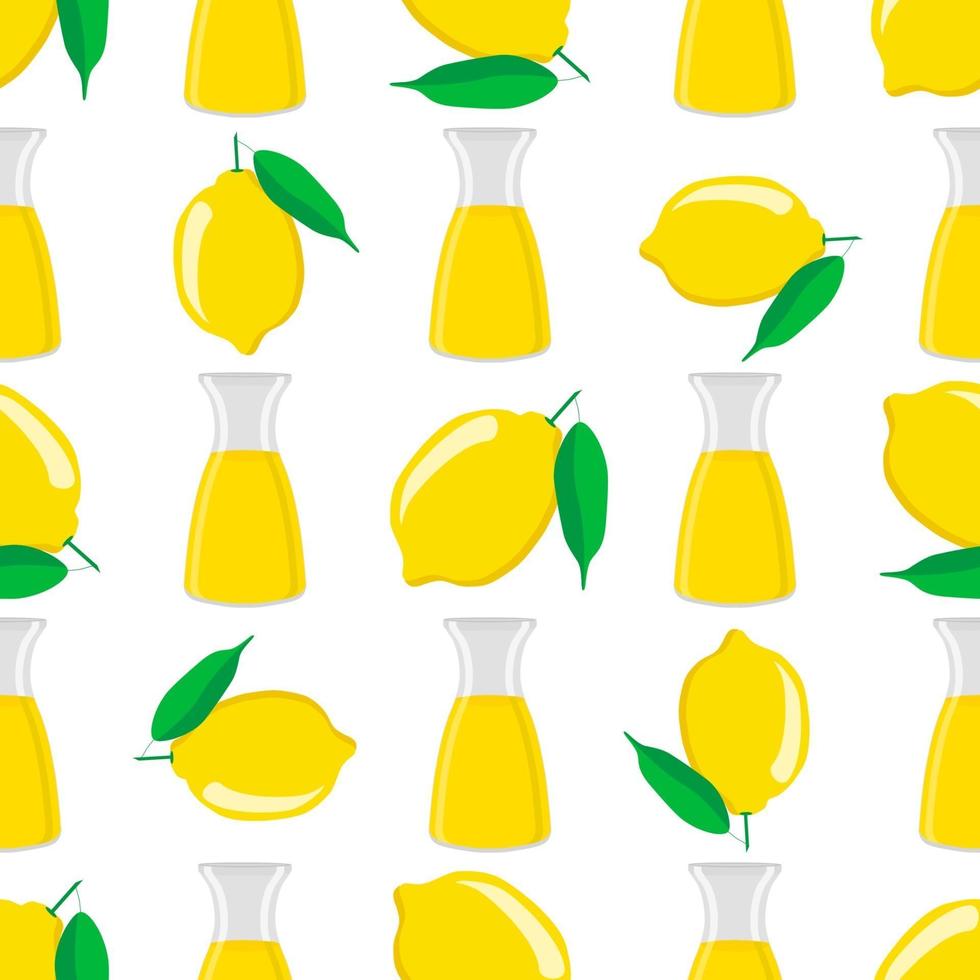 ilustração sobre o tema grande limonada colorida em jarra de limão vetor