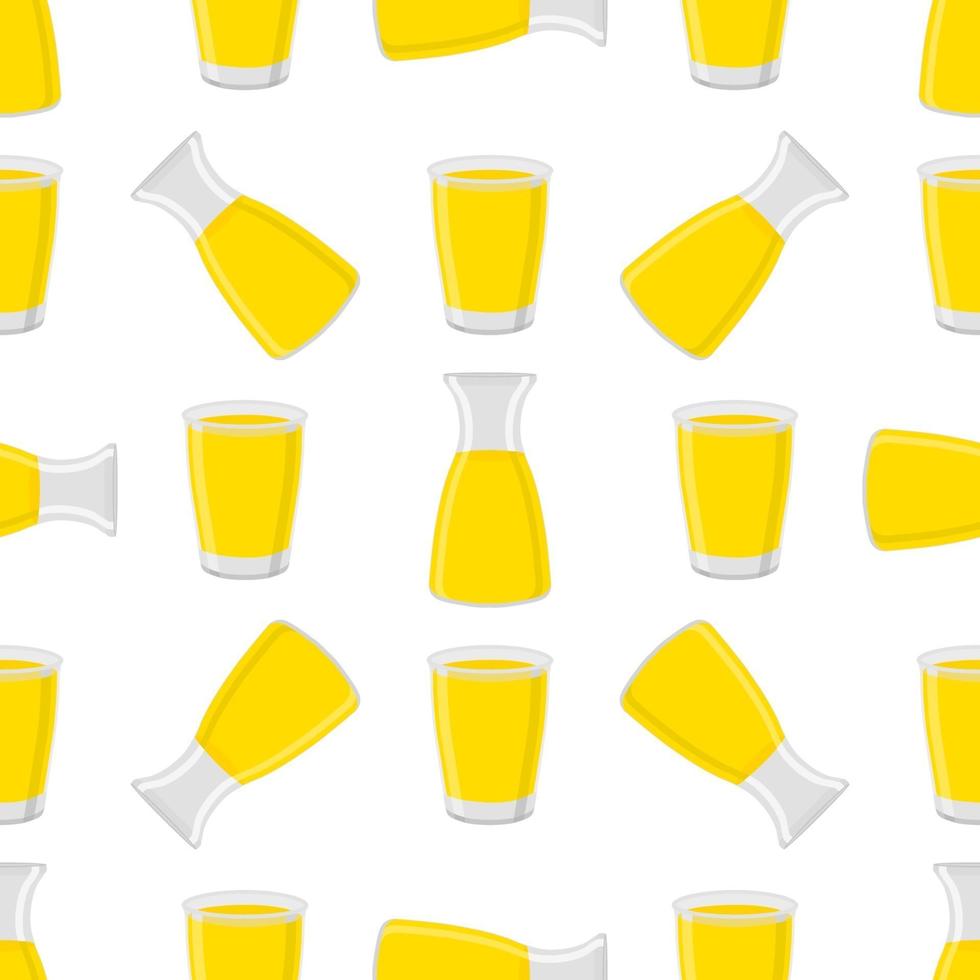 ilustração sobre o tema limonada colorida em jarra de vidro vetor