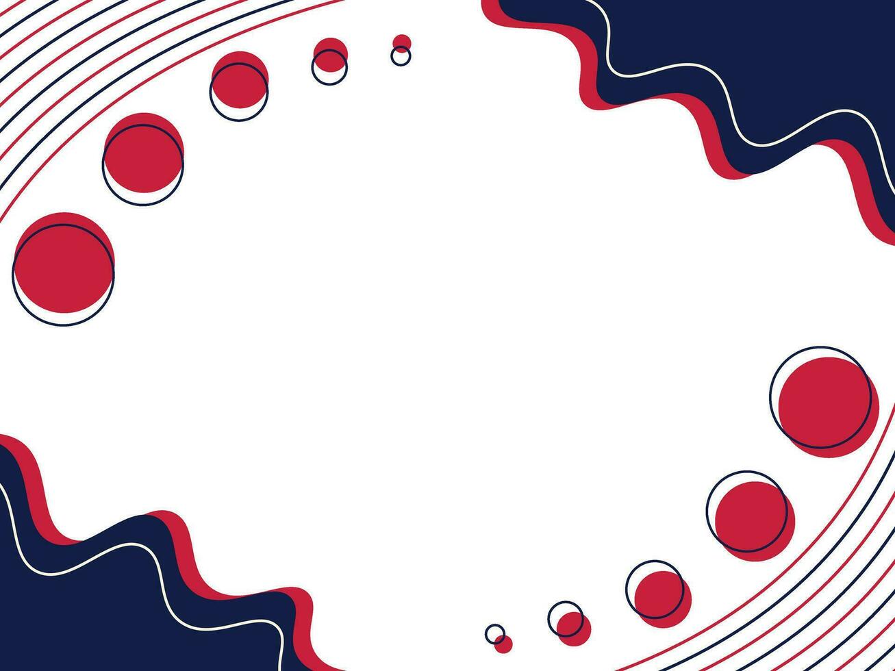 vermelho azul abstrato círculo linha fundo vetor