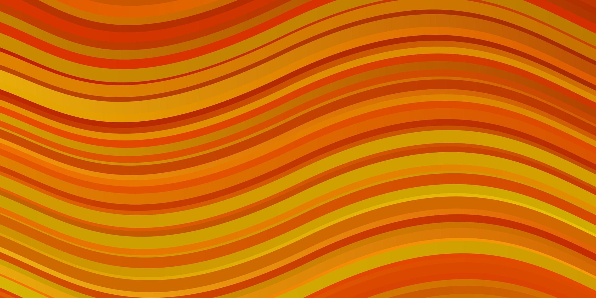 pano de fundo vector laranja claro com arco circular.