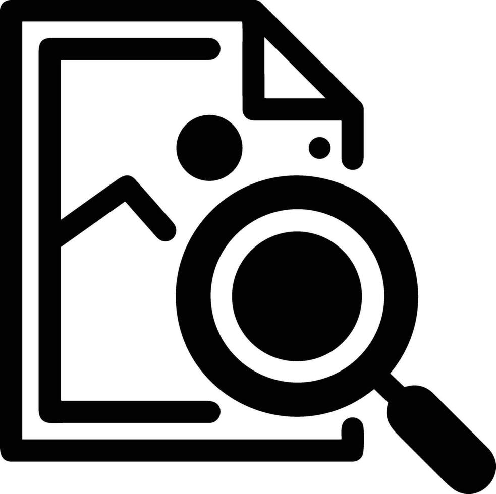 ampliação encontrar ícone símbolo imagem vetor. ilustração do a procurar lente Projeto imagem vetor