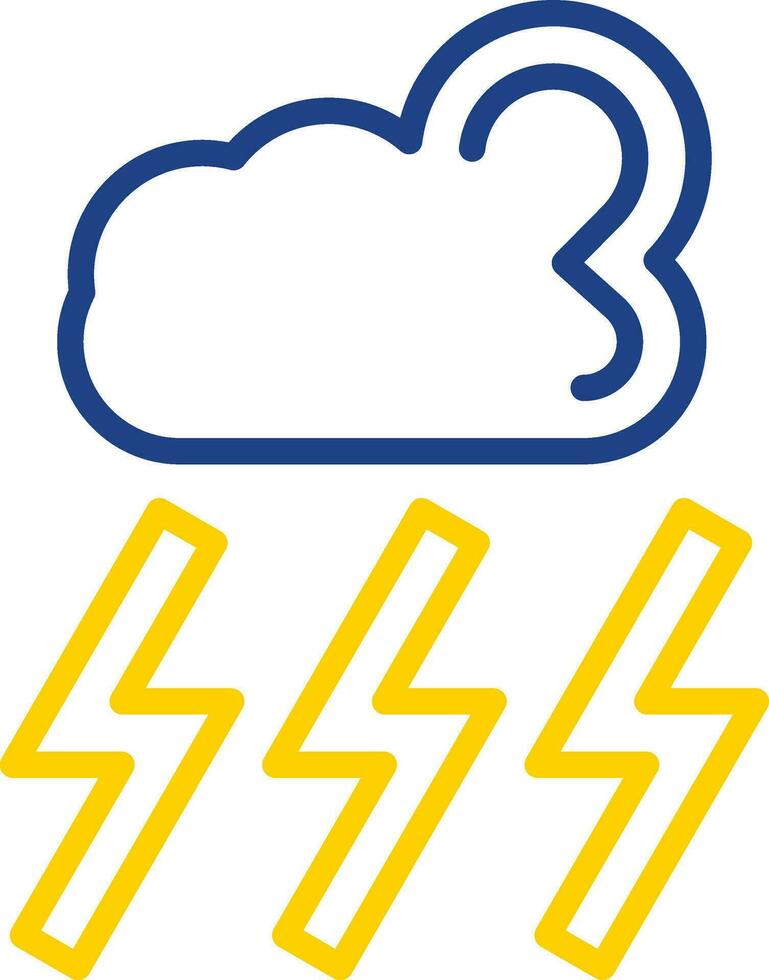 design de ícone de vetor de tempestade