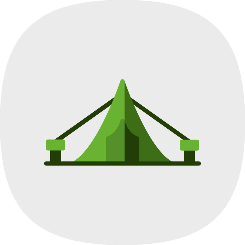 design de ícone de vetor de tenda