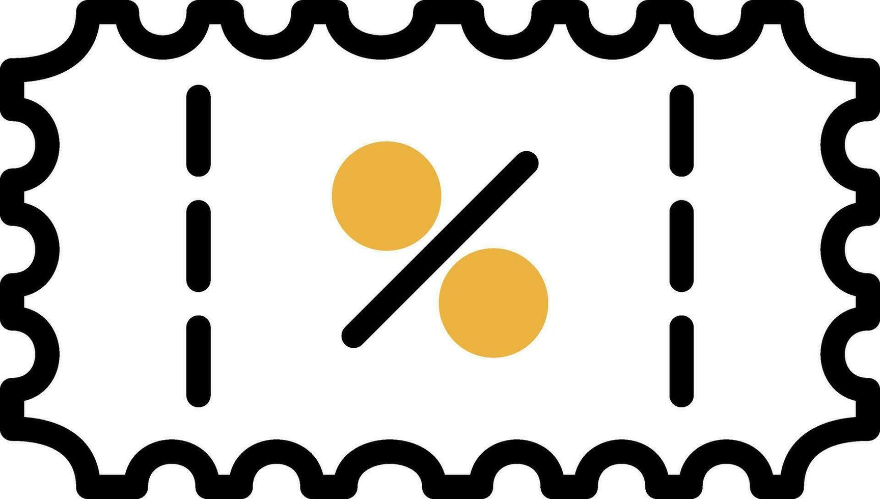 design de ícone de vetor de cupom