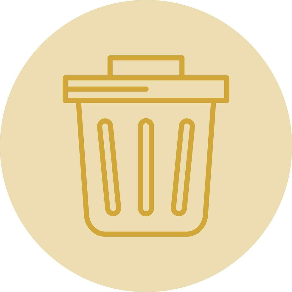 design de ícone de vetor de lixo