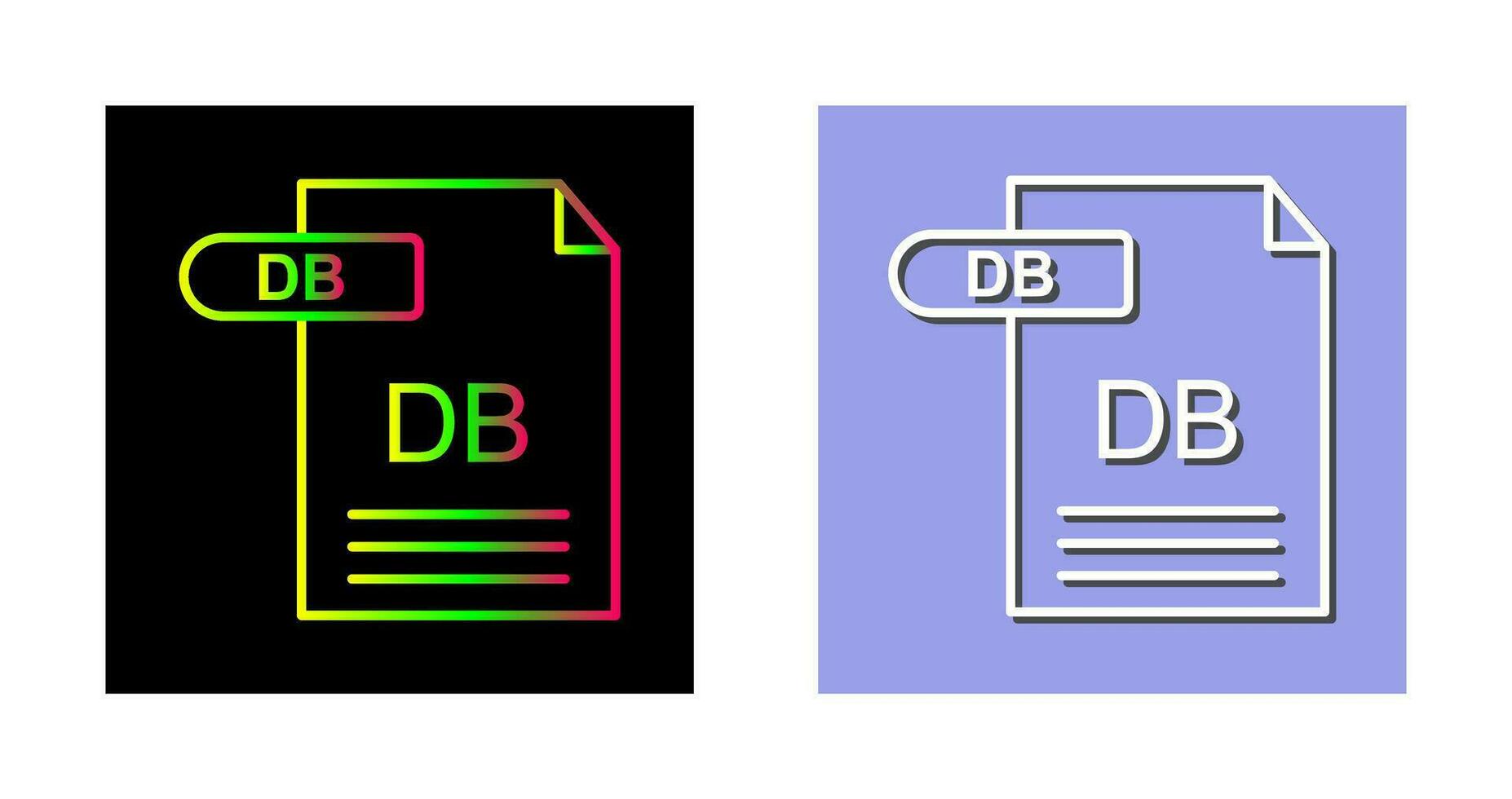 ícone de vetor db