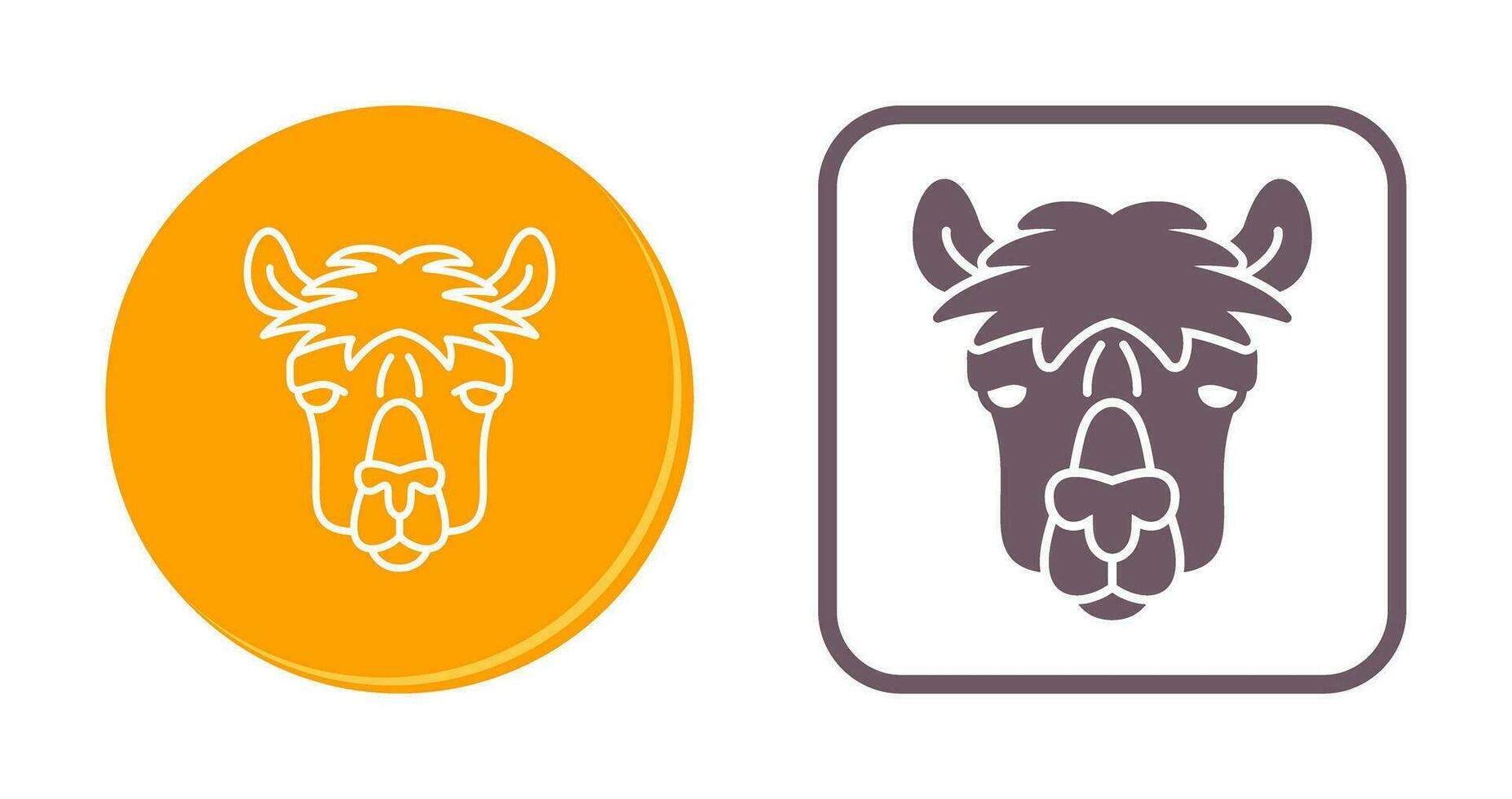 ícone de vetor de alpaca