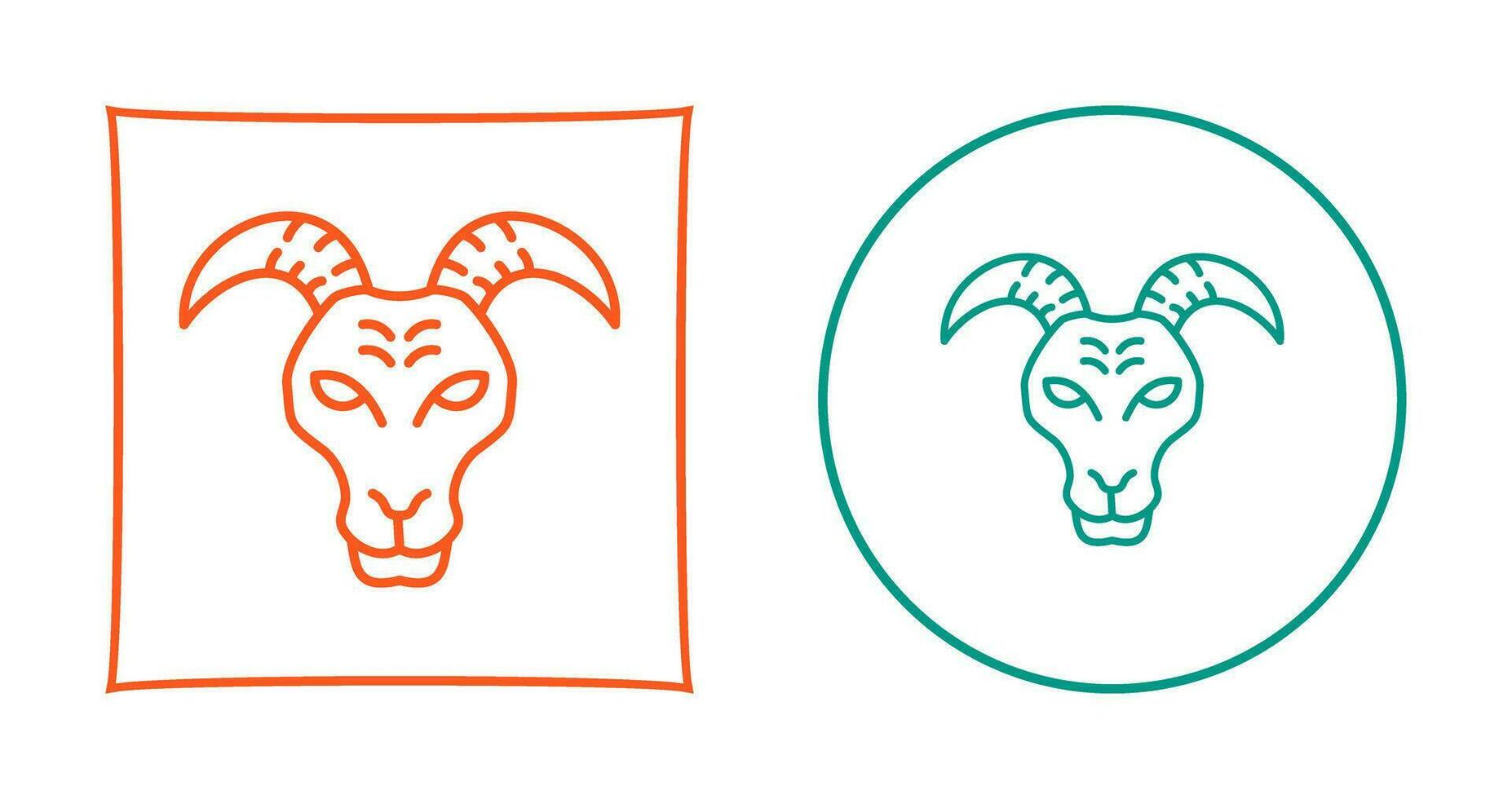 ícone de vetor de cabra