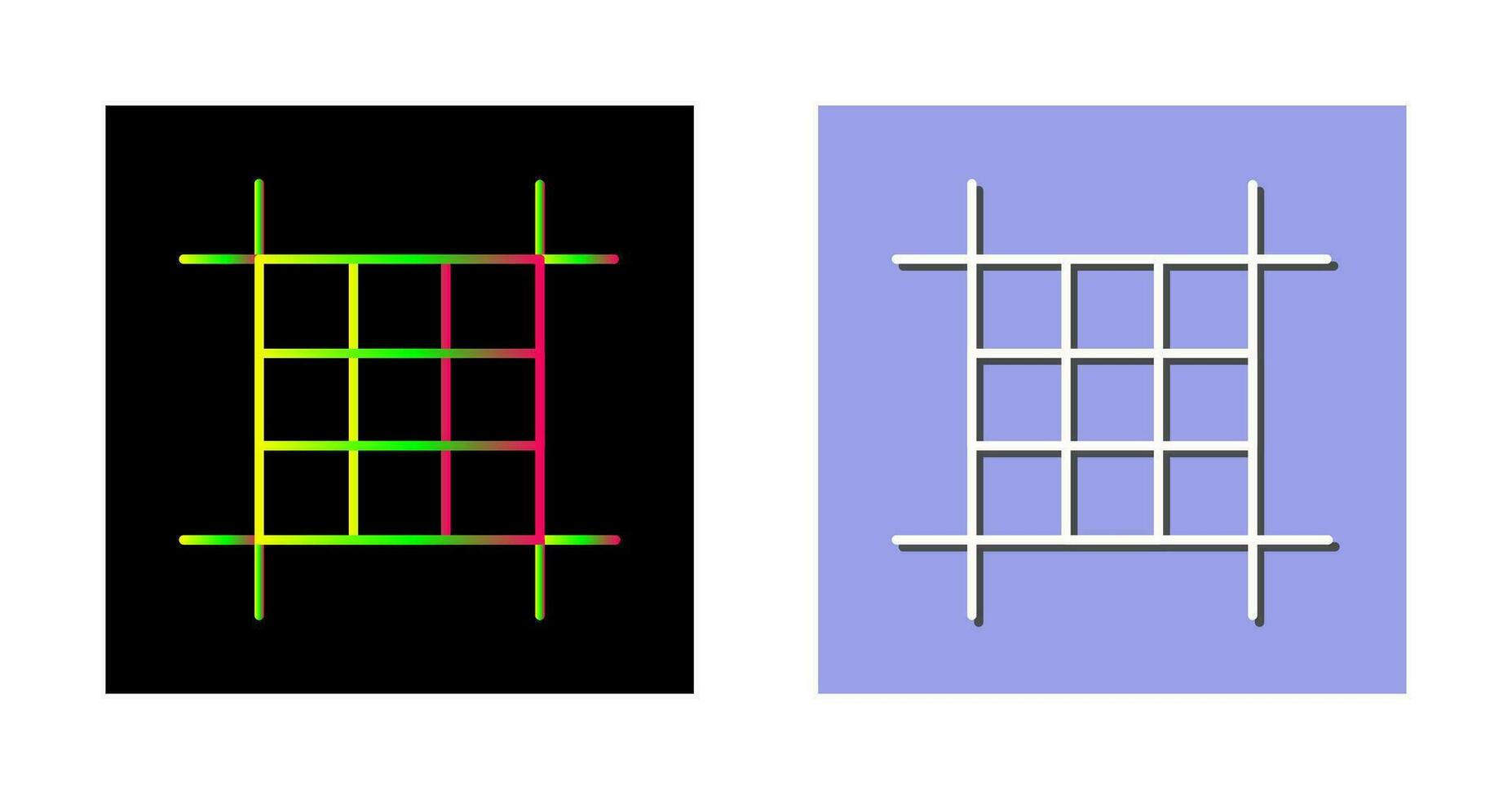 ícone de vetor de layout quadrado