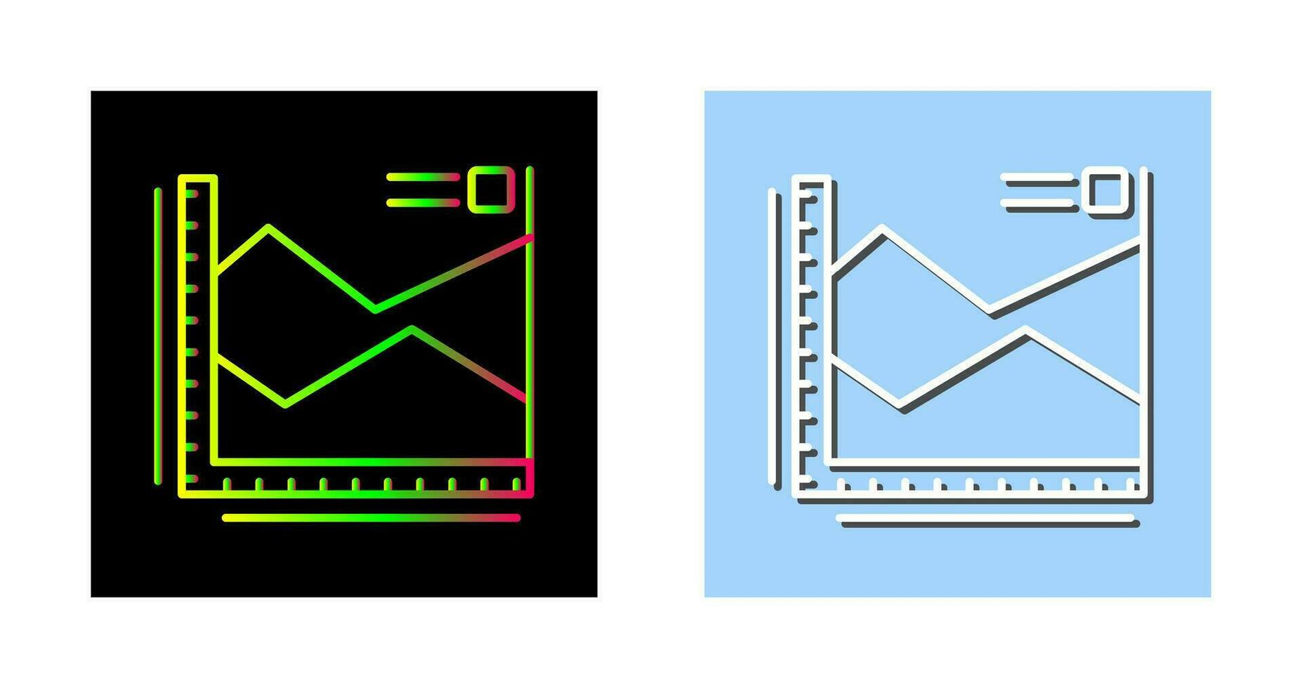 ícone de vetor gráfico spline