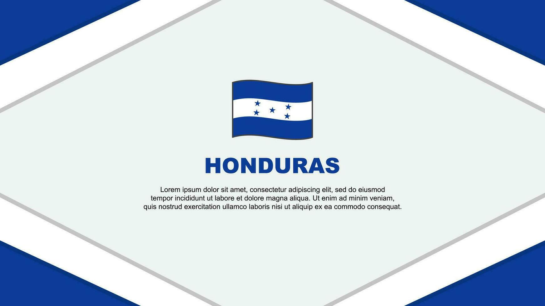 Honduras bandeira abstrato fundo Projeto modelo. Honduras independência dia bandeira desenho animado vetor ilustração. modelo