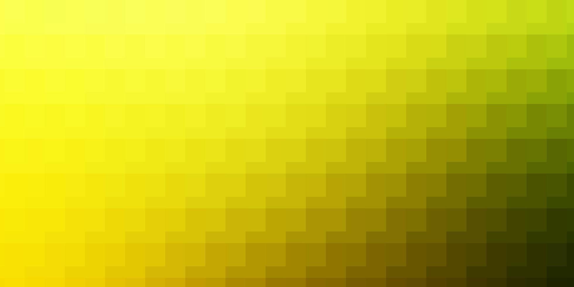 layout de vetor verde e amarelo claro com linhas, retângulos.