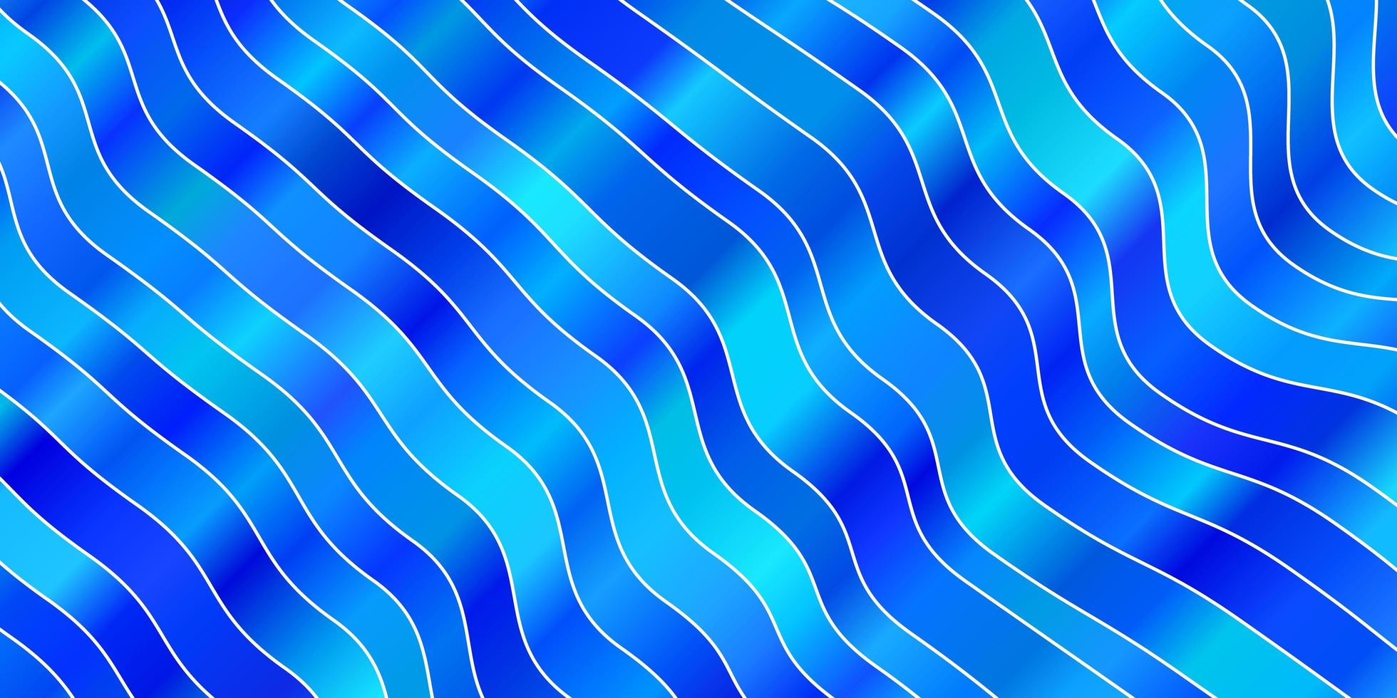 layout de vetor de azul claro com curvas.