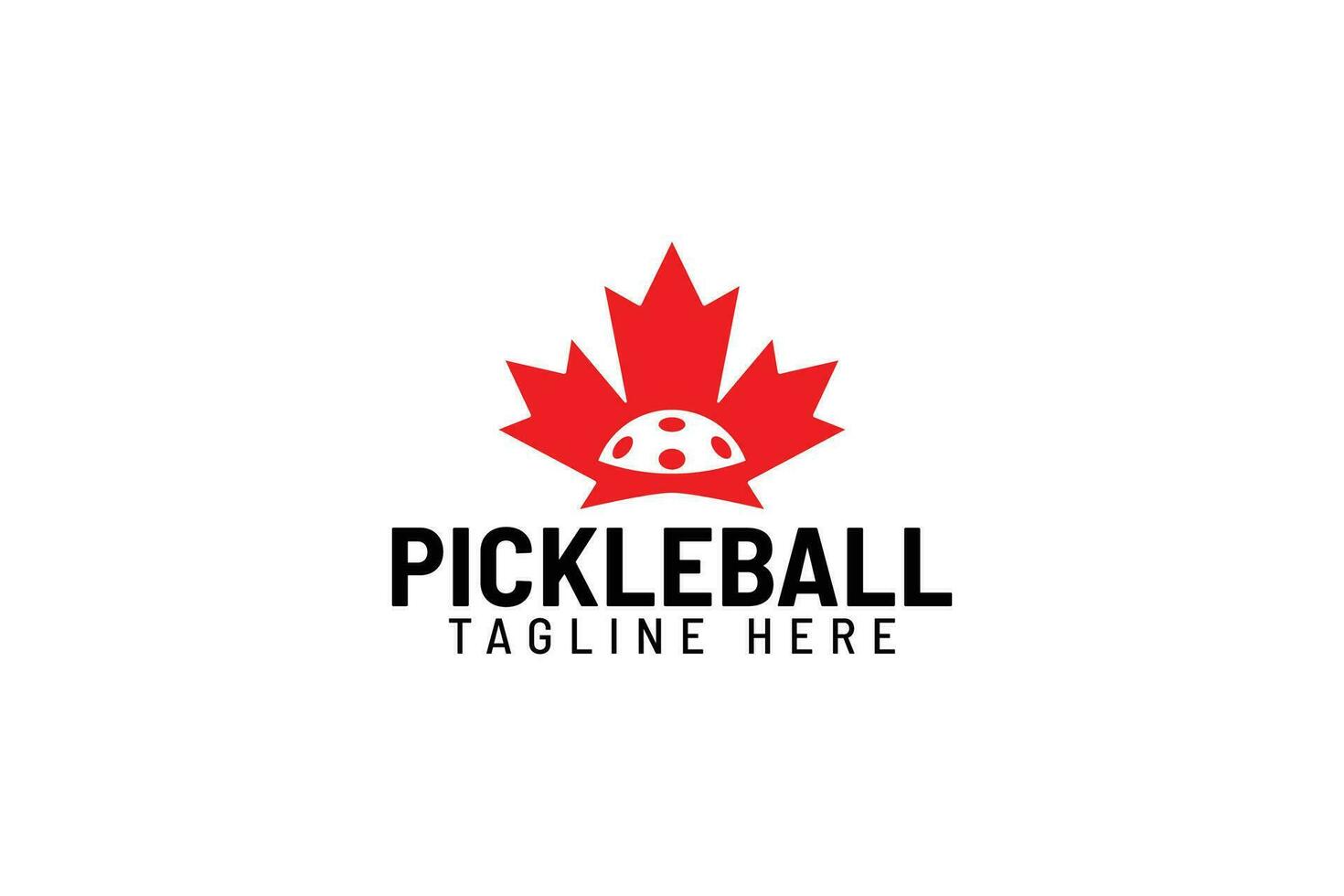 pickleball logotipo com uma combinação do uma bola e uma bordo folha para pickleball clube, torneio, treinamento, etc. vetor