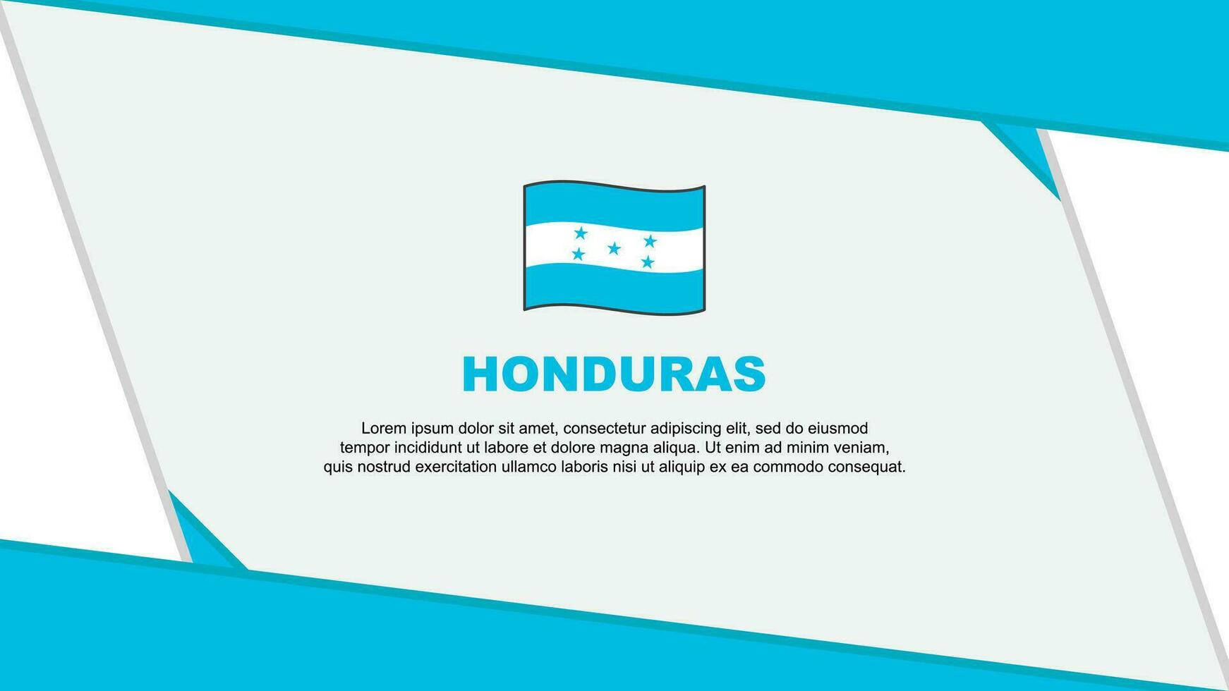 Honduras bandeira abstrato fundo Projeto modelo. Honduras independência dia bandeira desenho animado vetor ilustração. Honduras independência dia