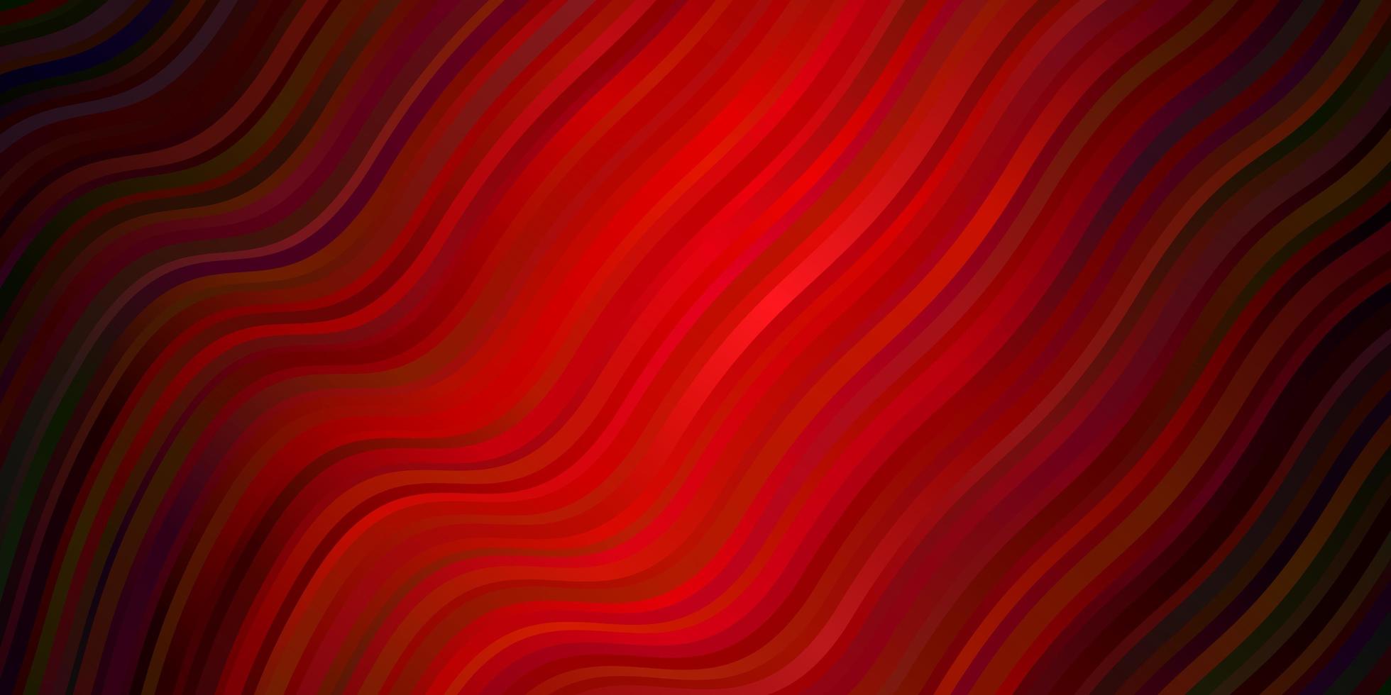 padrão de vetor vermelho escuro com linhas curvas.
